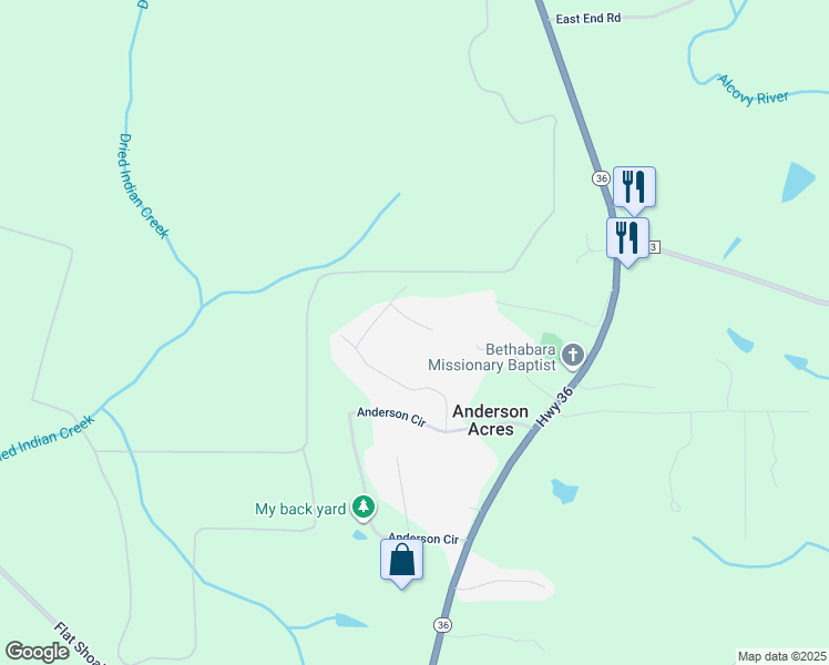 map of restaurants, bars, coffee shops, grocery stores, and more near 600 Anderson Court in Covington