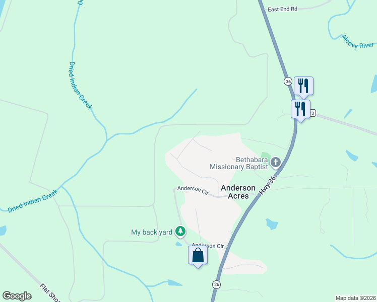 map of restaurants, bars, coffee shops, grocery stores, and more near 600 Anderson Court in Covington