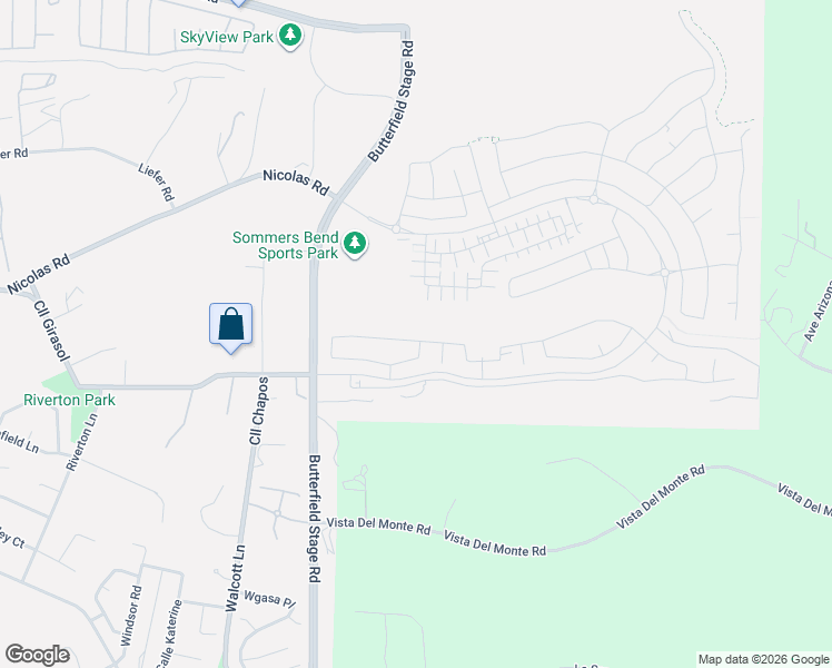map of restaurants, bars, coffee shops, grocery stores, and more near 32100 Sedge Way in Temecula