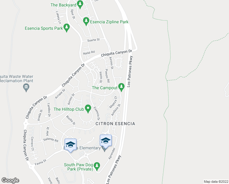 map of restaurants, bars, coffee shops, grocery stores, and more near 2 Majeza Court in Mission Viejo