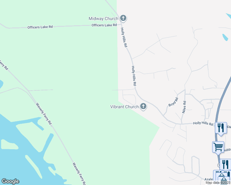 map of restaurants, bars, coffee shops, grocery stores, and more near 506 Holly Hills Road in Columbus