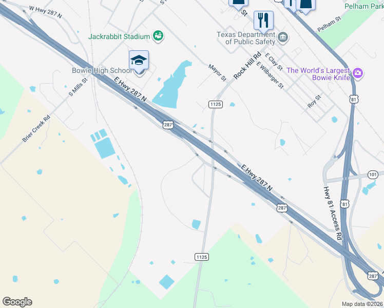 map of restaurants, bars, coffee shops, grocery stores, and more near 100 Johnson Ranch Lane in Bowie