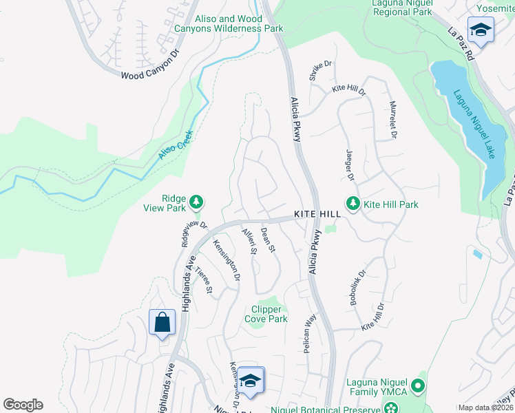 map of restaurants, bars, coffee shops, grocery stores, and more near 28981 Rockport Drive in Laguna Niguel