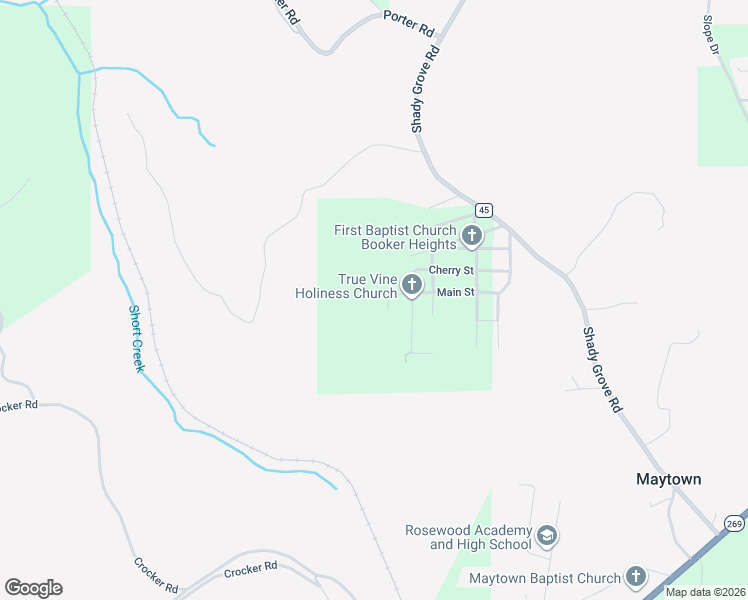 map of restaurants, bars, coffee shops, grocery stores, and more near 5235 Main Street in Mulga