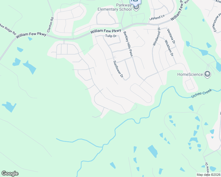 map of restaurants, bars, coffee shops, grocery stores, and more near 381 Bella Rose Drive in Evans