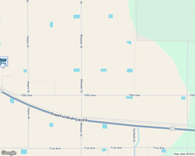 map of restaurants, bars, coffee shops, grocery stores, and more near 86920 70th Avenue in Mecca