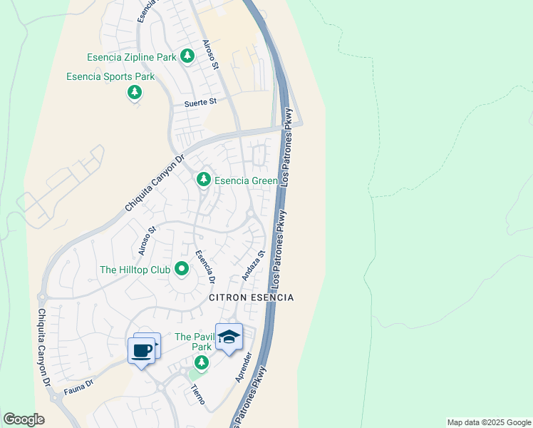 map of restaurants, bars, coffee shops, grocery stores, and more near 66 Fosco Street in Mission Viejo