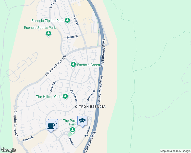 map of restaurants, bars, coffee shops, grocery stores, and more near 66 Fosco Street in Mission Viejo