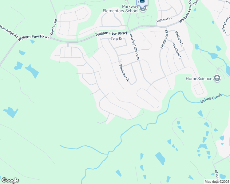 map of restaurants, bars, coffee shops, grocery stores, and more near 381 Bella Rose Drive in Evans