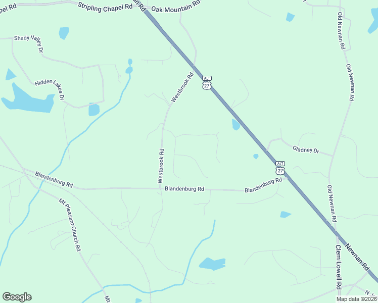 map of restaurants, bars, coffee shops, grocery stores, and more near 36 Mountain Brooke Drive in Carrollton