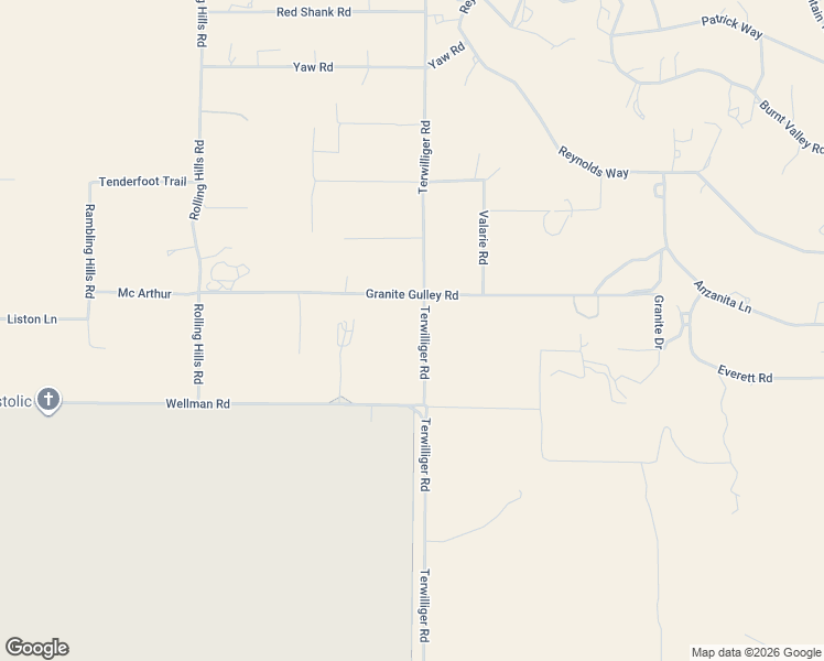 map of restaurants, bars, coffee shops, grocery stores, and more near 39775 Terwilliger Road in Anza