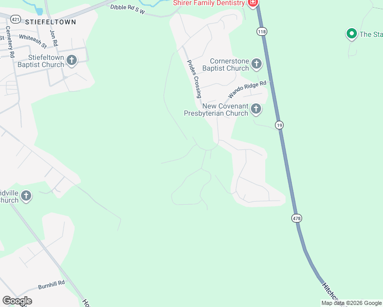map of restaurants, bars, coffee shops, grocery stores, and more near Wando Ridge Road in Aiken