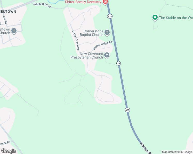 map of restaurants, bars, coffee shops, grocery stores, and more near 3522 Dwyer Lane in Aiken