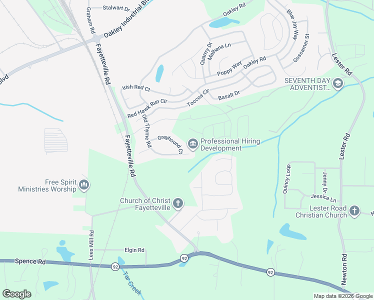 map of restaurants, bars, coffee shops, grocery stores, and more near 7817 Old Thyme Road in Union City