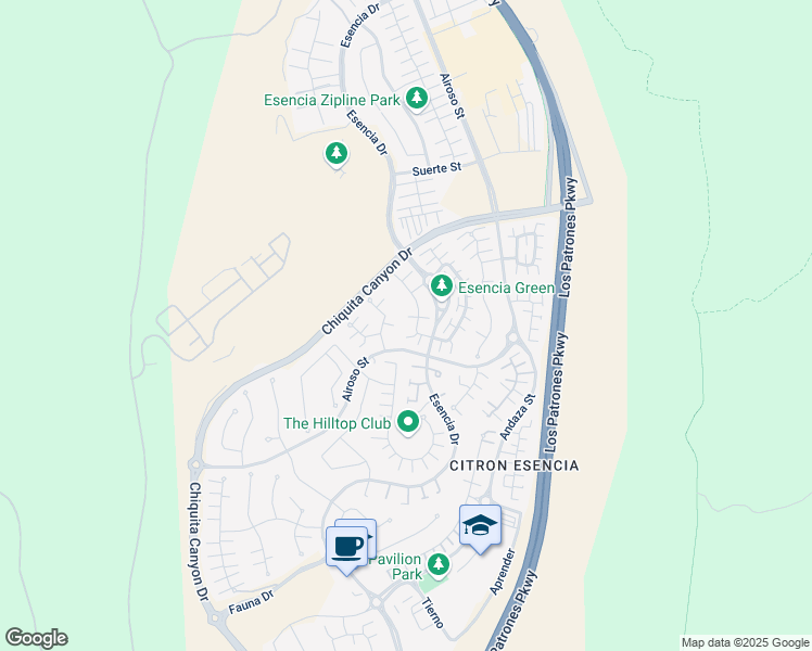 map of restaurants, bars, coffee shops, grocery stores, and more near 63 Promesa Avenue in Ladera Ranch