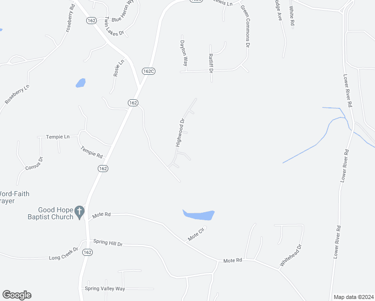 map of restaurants, bars, coffee shops, grocery stores, and more near 25 Auburn Court in Covington