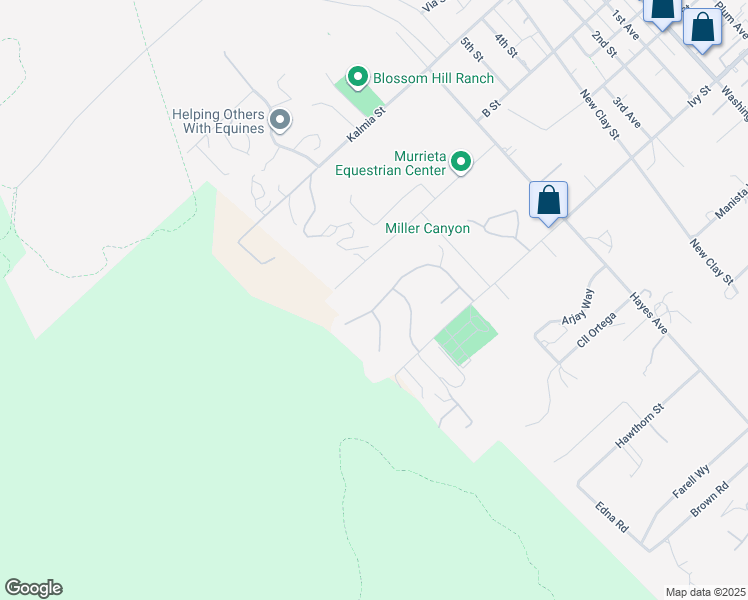 map of restaurants, bars, coffee shops, grocery stores, and more near 42926 Joshua Tree Court in Murrieta