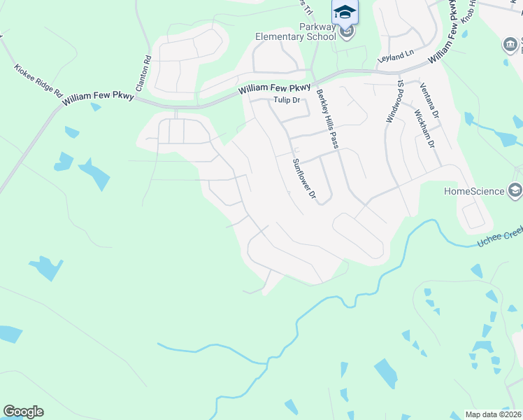 map of restaurants, bars, coffee shops, grocery stores, and more near 3031 Rosewood Drive in Evans