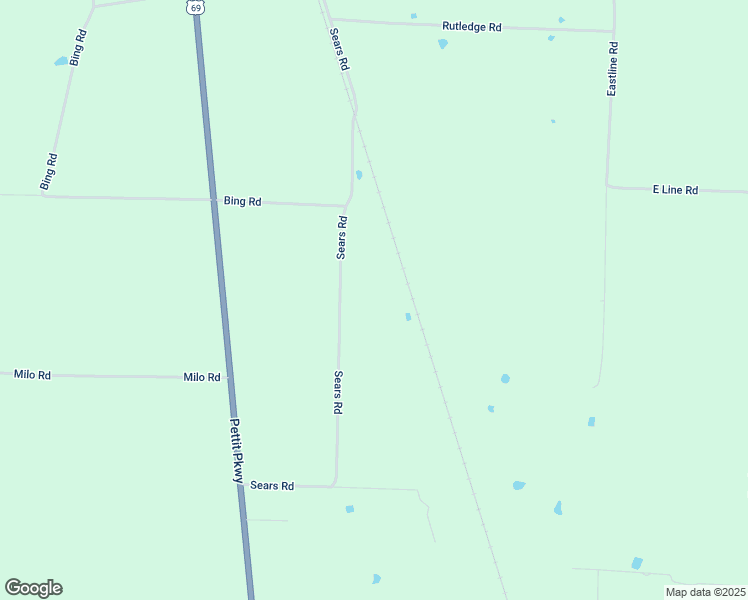 map of restaurants, bars, coffee shops, grocery stores, and more near 4688 Sears Road in Whitewright