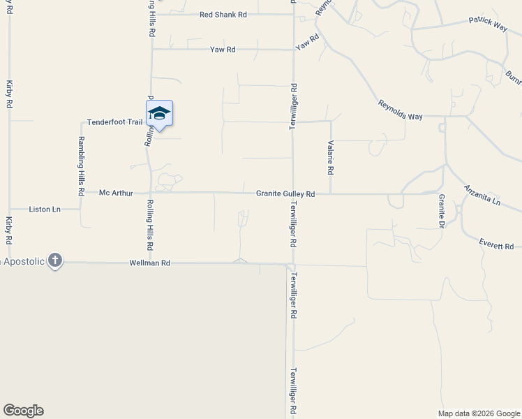 map of restaurants, bars, coffee shops, grocery stores, and more near 39775 Terwilliger Road in Anza