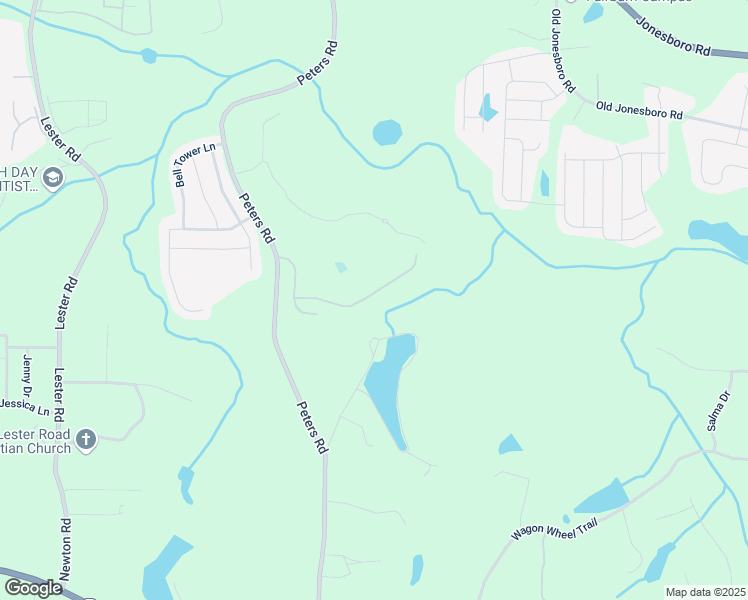 map of restaurants, bars, coffee shops, grocery stores, and more near 7831 Rock Rose Lane in Fairburn