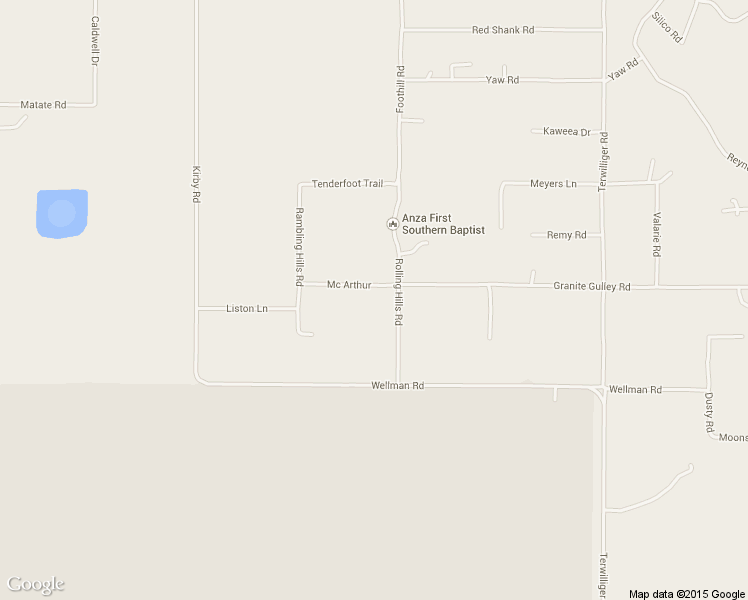 map of restaurants, bars, coffee shops, grocery stores, and more near Mc Arthur in Anza