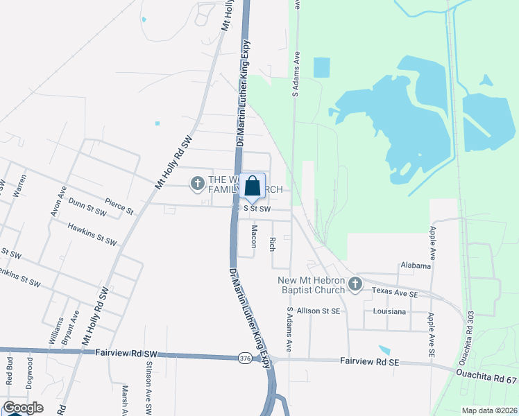 map of restaurants, bars, coffee shops, grocery stores, and more near 159 Garner Street Southwest in Camden