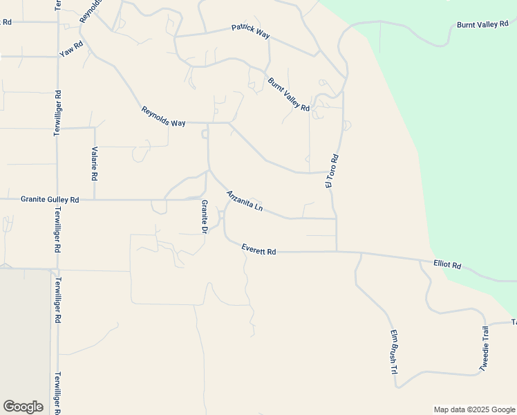 map of restaurants, bars, coffee shops, grocery stores, and more near Anzanita Lane in Anza