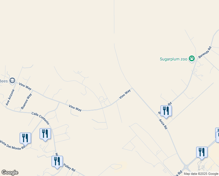 map of restaurants, bars, coffee shops, grocery stores, and more near in Temecula