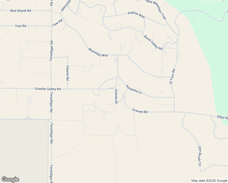 map of restaurants, bars, coffee shops, grocery stores, and more near 59475 Granite Gulley Road in Anza