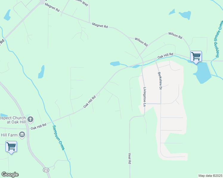 map of restaurants, bars, coffee shops, grocery stores, and more near 35 Tara Way in Covington