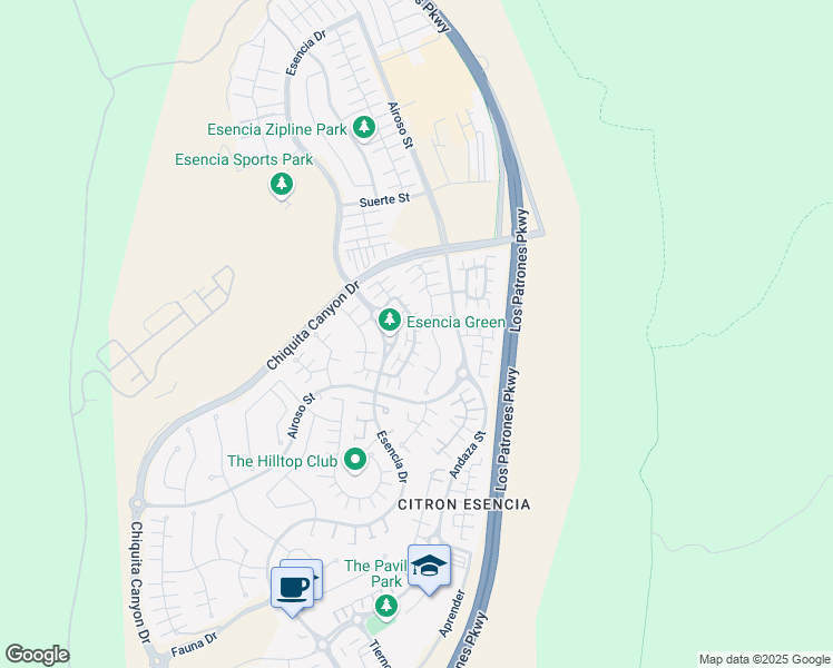 map of restaurants, bars, coffee shops, grocery stores, and more near 59 Vasto Street in Mission Viejo
