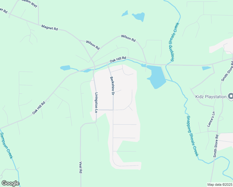 map of restaurants, bars, coffee shops, grocery stores, and more near 90 Berkshire Drive in Covington