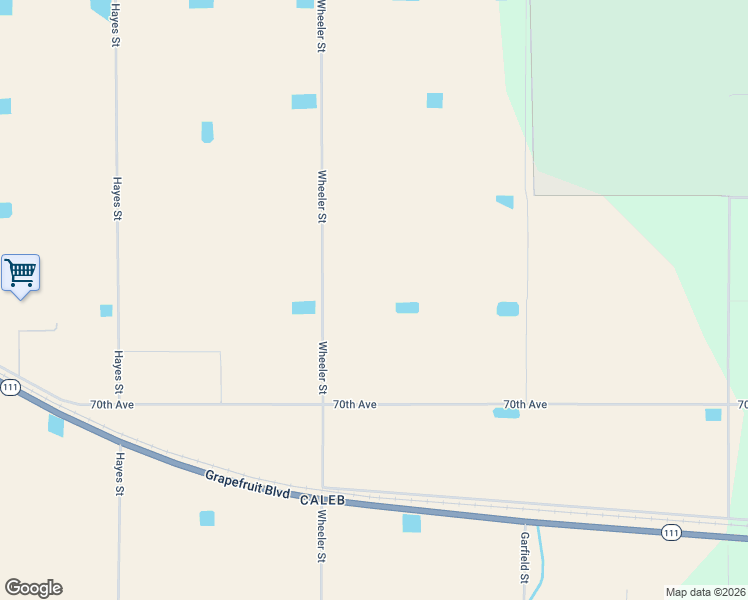 map of restaurants, bars, coffee shops, grocery stores, and more near 86920 70th Avenue in Mecca