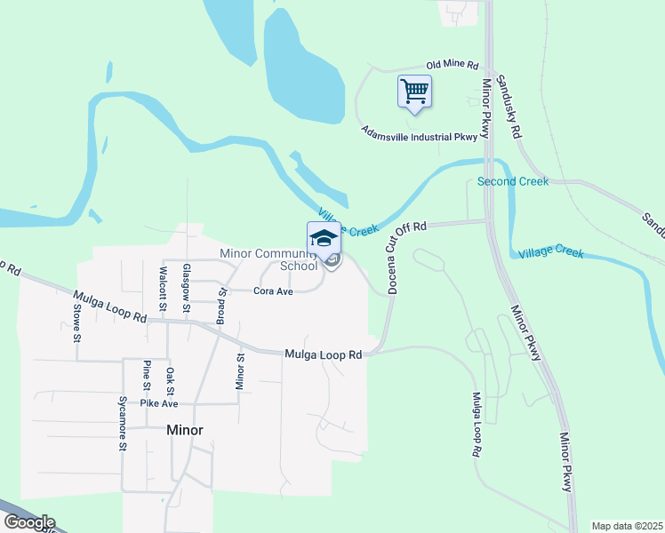 map of restaurants, bars, coffee shops, grocery stores, and more near 3006 Cora Avenue in Birmingham
