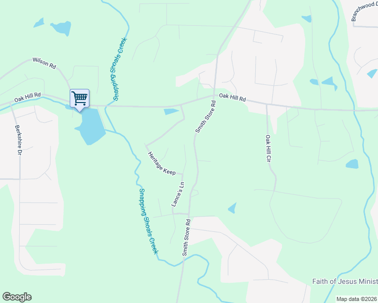 map of restaurants, bars, coffee shops, grocery stores, and more near 35 Lance's Lane in Covington