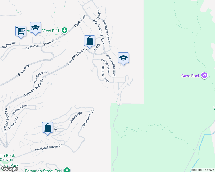 map of restaurants, bars, coffee shops, grocery stores, and more near 2828 Bernard Court in Laguna Beach