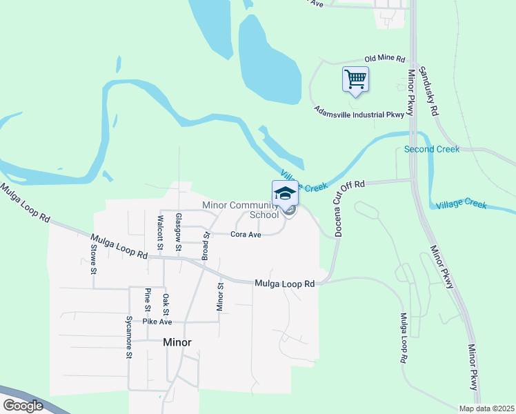 map of restaurants, bars, coffee shops, grocery stores, and more near 3013 Highland Drive in Birmingham