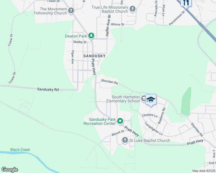 map of restaurants, bars, coffee shops, grocery stores, and more near 644 Sheridan Place in Birmingham