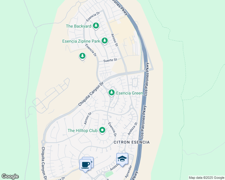 map of restaurants, bars, coffee shops, grocery stores, and more near 2 Vasto Street in Mission Viejo