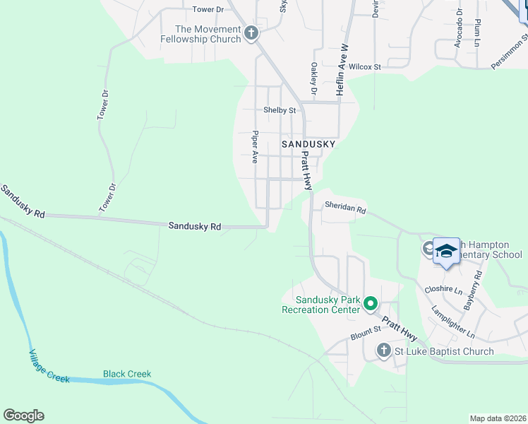 map of restaurants, bars, coffee shops, grocery stores, and more near 516 Piedmont Avenue in Birmingham