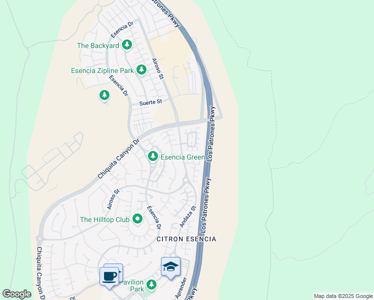 map of restaurants, bars, coffee shops, grocery stores, and more near 10 Jaripol Circle in Ladera Ranch