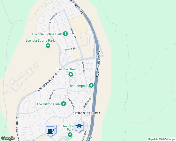 map of restaurants, bars, coffee shops, grocery stores, and more near 20 Jaripol Circle in Ladera Ranch