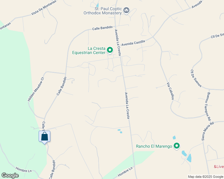 map of restaurants, bars, coffee shops, grocery stores, and more near 39455 Avenida La Cresta in Murrieta