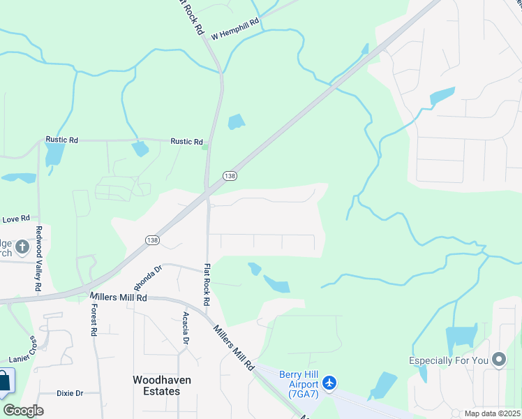 map of restaurants, bars, coffee shops, grocery stores, and more near 126 Oak Bend Drive in Stockbridge