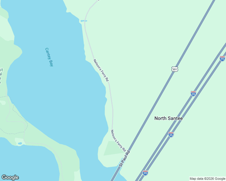 map of restaurants, bars, coffee shops, grocery stores, and more near 4365 Nelson's Ferry Road in Summerton