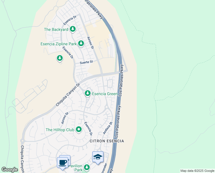 map of restaurants, bars, coffee shops, grocery stores, and more near 10 Jaripol Circle in Ladera Ranch