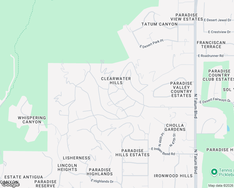 map of restaurants, bars, coffee shops, grocery stores, and more near 4338 East Sparkling Lane in Paradise Valley