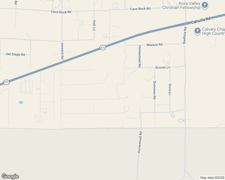 map of restaurants, bars, coffee shops, grocery stores, and more near 54410 Haupert Road in Anza