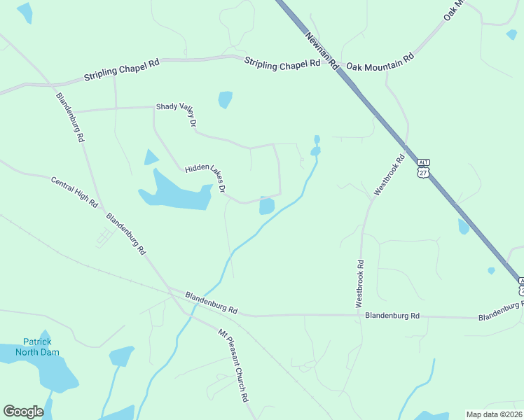 map of restaurants, bars, coffee shops, grocery stores, and more near 287 Hidden Lakes Drive in Carrollton